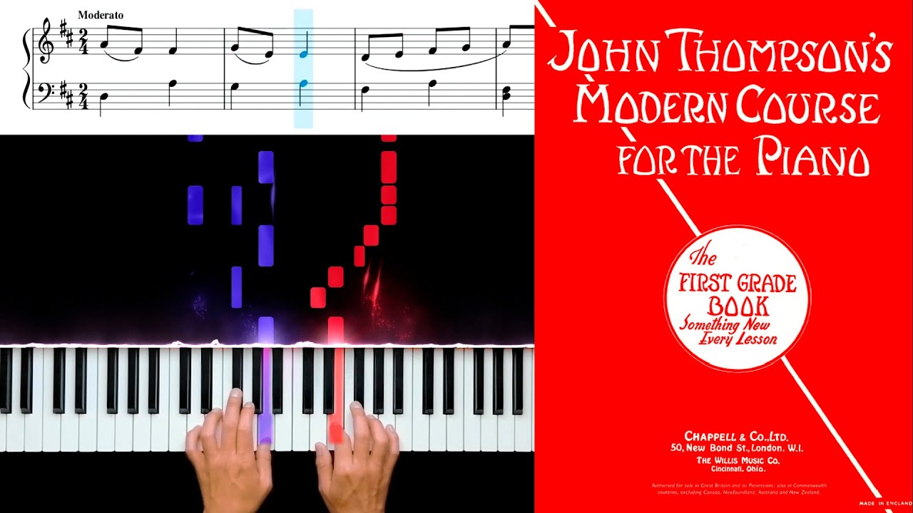 20. Rememos (Lightly Row) - John Thompson's Modern Course for the Piano 1st Grade