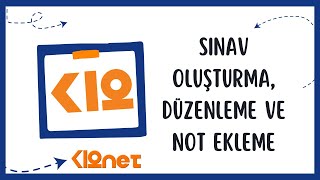 K12net Sınav Oluşturma ve Not Girişi