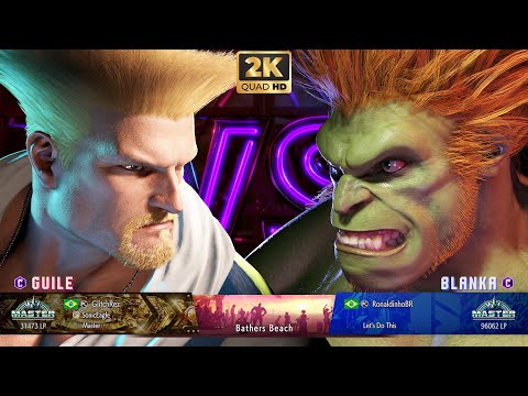 Street Fighter 6 🔥 GlitchRez (GUILE) VS RonaldinhoBR (BLANKA) 🔥 SF6 [2K ACTION]