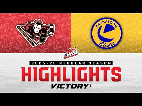 Calgary Hitmen at Saskatoon Blades 11/08 | WHL Highlights 2025-26