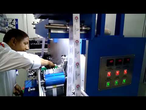 Flexographic Garment Label Printing Machine