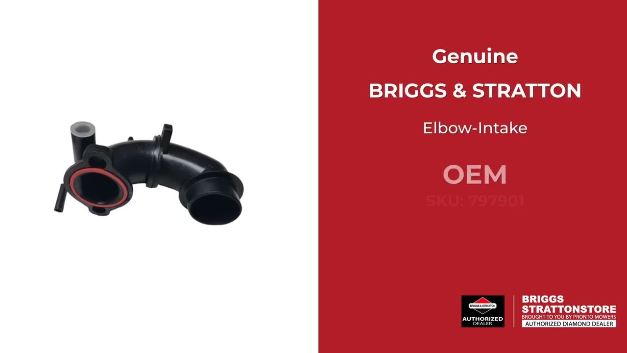 797901 Elbow-Intake - Briggs and Stratton - Genuine OEM Part
