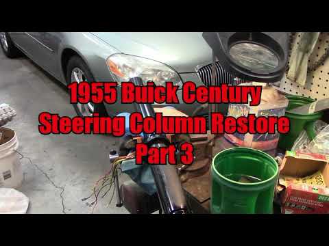 1955 Buick Century Column paint, sand and buff