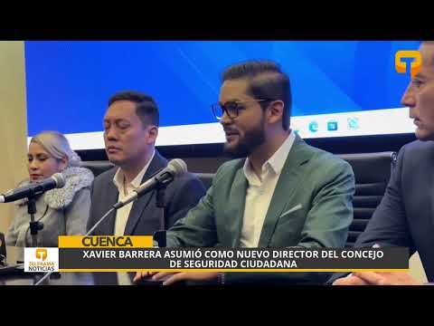 Xavier Barrera asumió como nuevo director del concejo de seguridad ciudadana