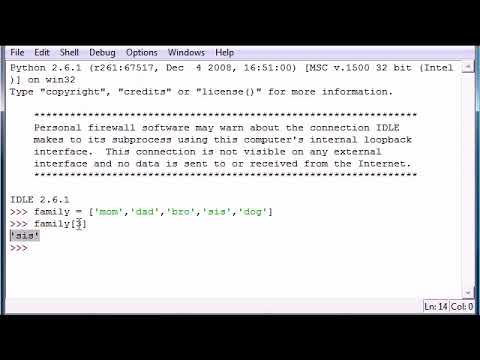 Python Programming Tutorial 9 Sequences And Lists Youtube 2017