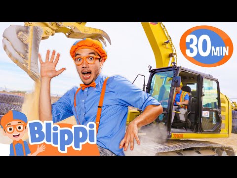 I'm an Excavator LOOP | Blippi Songs | Educational Videos For Kids