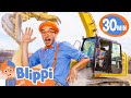I M An Excavator LOOP Blippi Songs Educational Videos For Kids