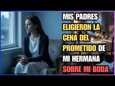 MIS PADRES ELIGIERON LA CENA DEL PROMETIDO DE MI HERMANA SOBRE MI BODA