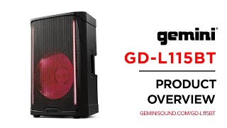 Video thumbnail for GD-L115BT Product Overview by Gemini Sound by Gemini Sound