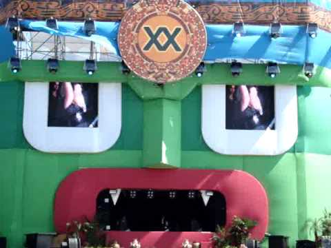 Joachim Garraud performing live at Emporium 2009 at the Montezuma's Mask stage