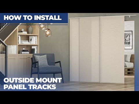 How to Install Outside Mount Panel Tracks