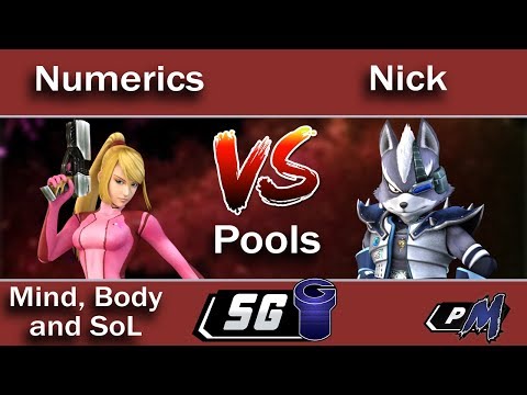 Mind, Body, and SoL Pools - Numerics (Zero Suit Samus) vs SFY | Nick (Wolf)