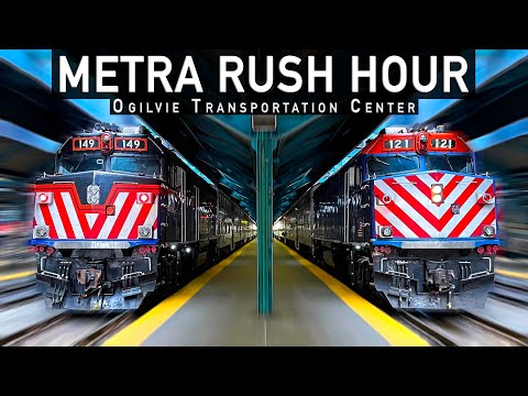 Metra's Crazy Rush Hour in Downtown Chicago