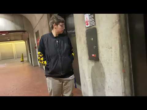 Newly Modernized High Speed Traction Elevator at Forest Glenn Metro Station Washington DC Metro Rail