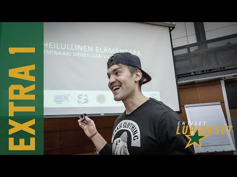 Entiset lupaukset - Urheilullinen elämäntapa -seminaarissa