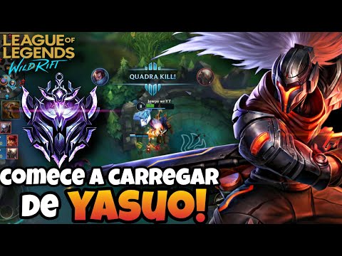 SEJA O YASUO QUE CARREGA O JOGO E NÃO O QUE AFUNDA | Yasuo Ranked Gameplay | WILD RIFT