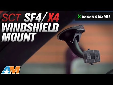 1996-2017 Mustang SCT SF4/X4 Windshield Mount Review & Install