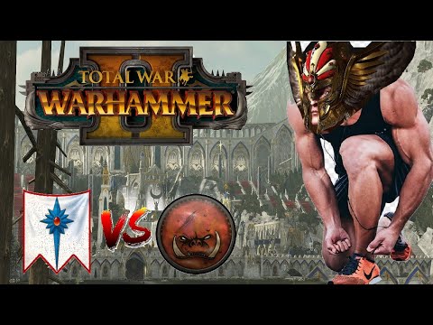 THE DREADED FOOT TYRION | High Elves vs Greenskins - Total War Warhammer 2