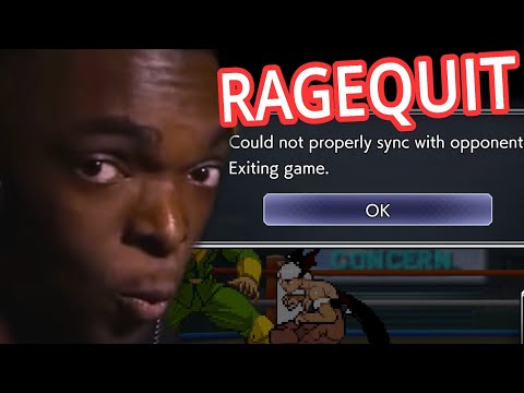 PEOPLE RAGEQUIT IN CAPCOM vs SNK 2???