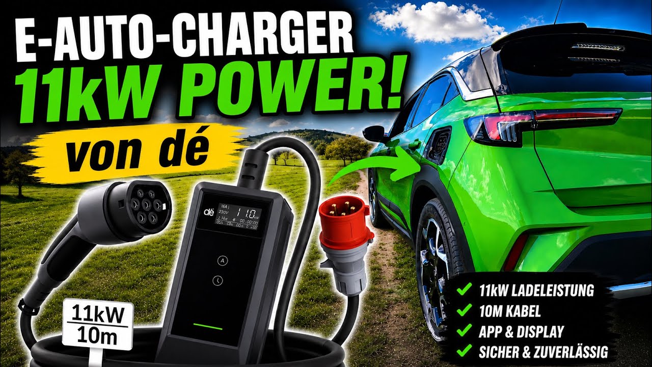 Was bietet das mobile 11-kW-Ladegerät von dé?