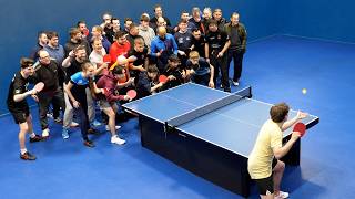 50 vs 1: Ping Pong Challenge