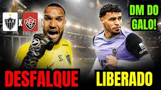URGENTE NO GALO! EVERSON DESFALCA CONTRA O VITÓRIA E MEIA VICTOR HUGO RETORNA!