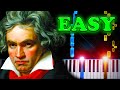 Beethoven Ode To Joy EASY Piano Tutorial