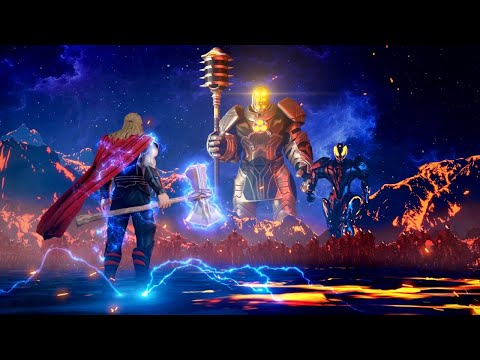 Thor vs Knull & The Celestials (Part 2) Epic 3D Animation, The War for Asgard