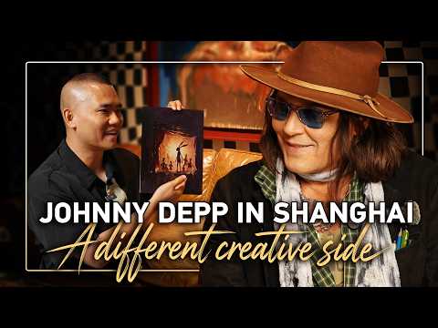 Johnny Depp in Shanghai: A different creative side