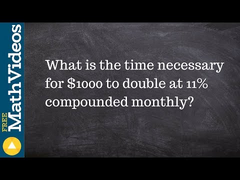 Solving exponential growth model problems ex 1