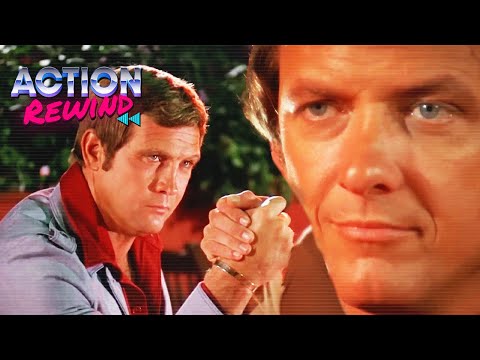 $7 Million Dollar Challenges Steve To An Arm Wrestle | Six Million Dollar Man | Action Rewind