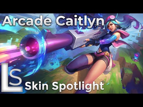 Arcade Caitlyn - Skin Spotlight - Arcade: Heroes - League of Legends - Patch  10.8.1