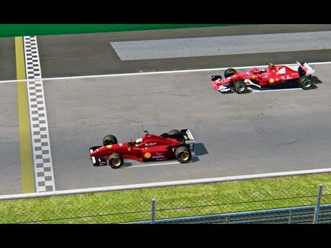 Ferrari F1 2017 vs Ferrari F1 1996 - Monza