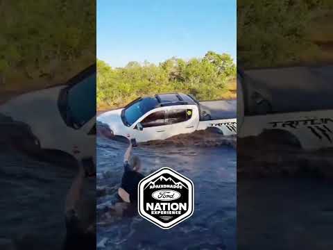 "Quero ver andar de baixo d´água" 👀😄😄#triptor #caminhonete #fordranger #4x4offroad