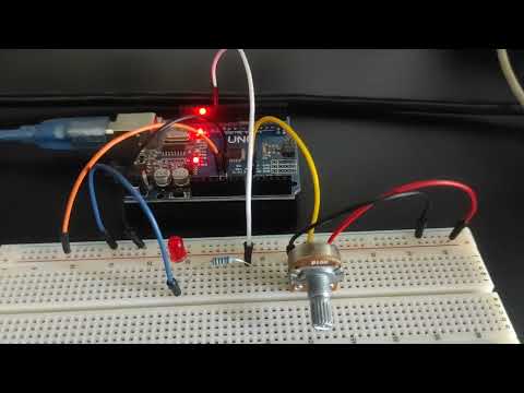 regolare luminosità led con potenziometro