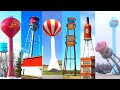 Water Tower Demolition And Collapse Compilation (2021) #Water Tower Falling Down #Water Tower