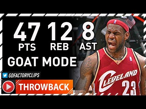 Throwback: LeBron James GOAT MODE Game 3 Highlights vs Hawks (2009 Playoffs) - 47 Pts, 12 Reb, 8 Ast