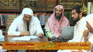 مناقشة الأبحاث والأحاديث بمكتبة مسجد أهل السنة بمنية سمنود 29 03 2017 5