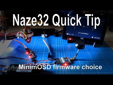Naze32 Quick Tip – Another choice for MinimOSD firmware (MultiWii-OSD)