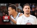 Stephen Curry Klay Thompson Full Highlights Vs Pistons 2015 11 09 SPLASH BROS