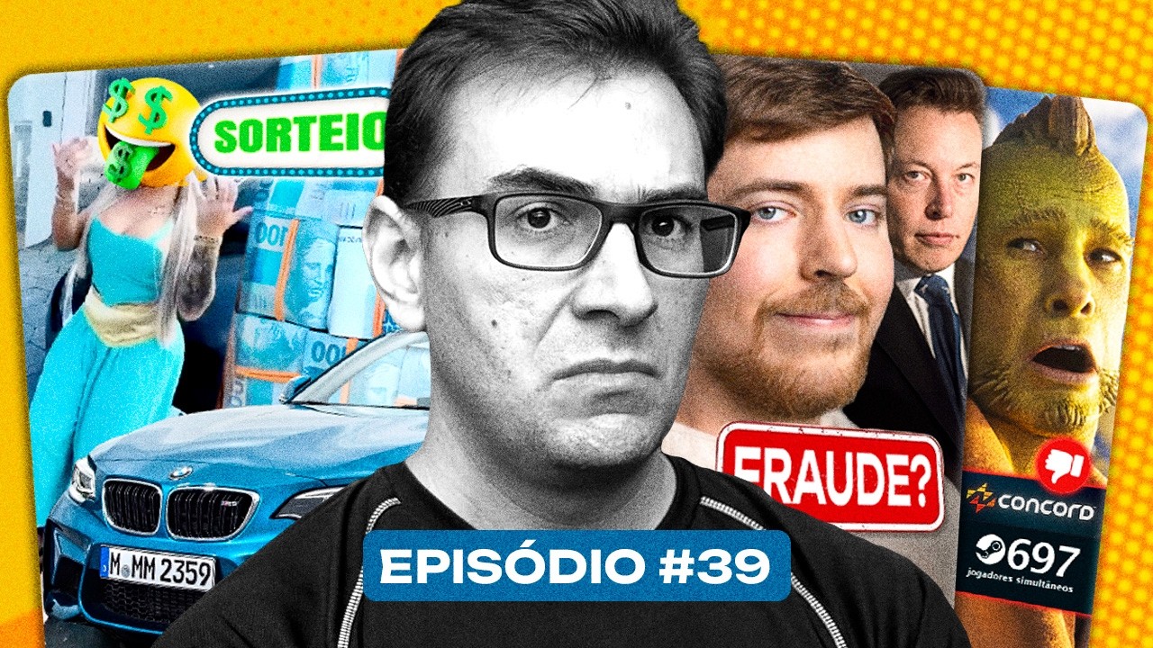Influencers Ostentadores na Prisão, Mr. Beast Sob Pressão, Concord Flopa e Mais! | Ep. 39