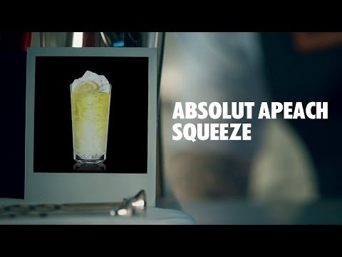 ABSOLUT APEACH SQUEEZE DRINK RECIPE - HOW TO MIX