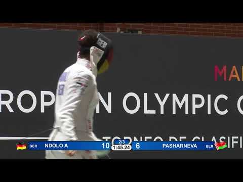 European Olympic Qualifiers 2021 SWE - L4 - Ndolo GER v Pasharneva BLR (Partial)