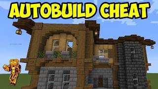 Minecraft AUTOBUILD 26.1.2 - how to use (Spotlight) (Auto Build Cheat Mod 26.1.x Fabric)