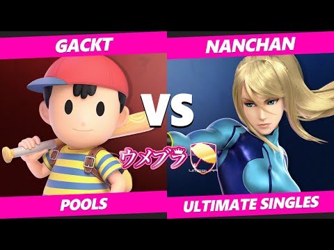 Umebura SP4 SSBU - Geki | Gackt (Ness) Vs. Nanchan (ZSS) Smash Ultimate Tournament Pools