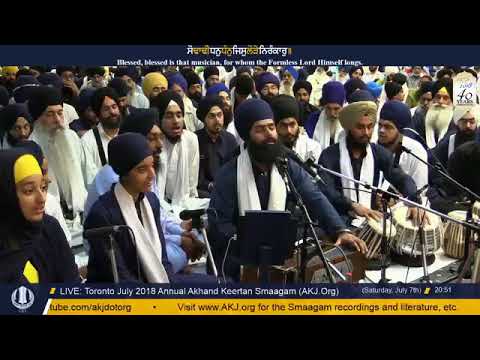 Toronto July 2018 Saturday Evening Bhai Pritpal Singh Jee Regina 2k18