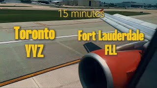 Download lagu Air Canada Rouge A321: Toronto to Fort Lauderdale in 15 Minutes mp3