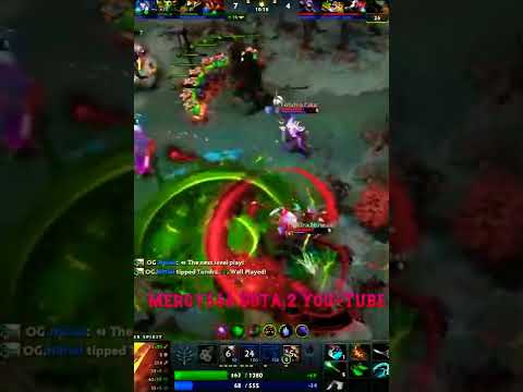Как Topson доджит скиллы противника на Ember Spirit   OG   dota 2 #shorts