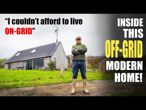 Building an Off-Grid Modern Home: His Escape from Never-Ending Bills!