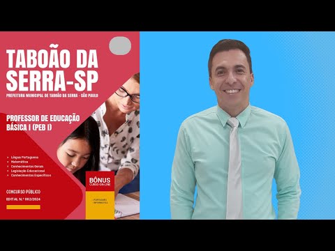 Apostila Concurso Prefeitura de Taboão da Serra - SP 2024 - Professor de Educação Básica I (PEB I)